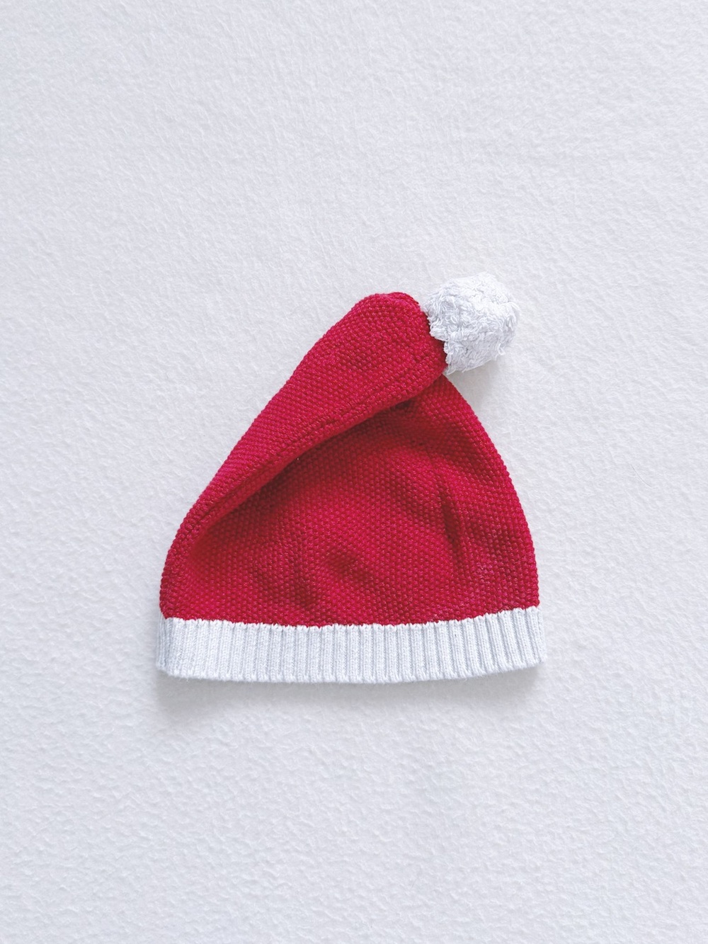 3/$25 Little Planet Organic Carter's Red Knit Santa Hat Beanie Pom Pom 2T 3T 4T